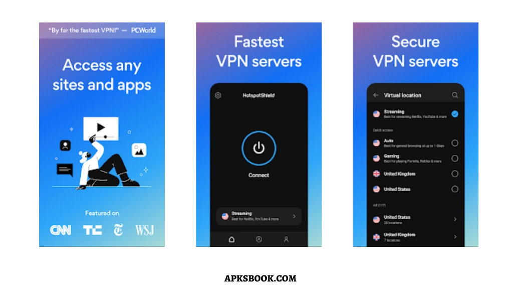 Hotspot Shield VPN Mod APK Fast Servers