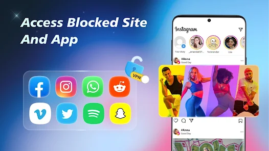 3x VPN Mod APK Access Blocked Websites